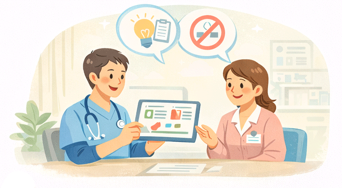 説明を理解し、治療に協力する責務